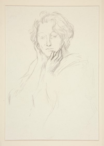 Ritratto di Mrs. Abbey da Edwin Austin Abbey