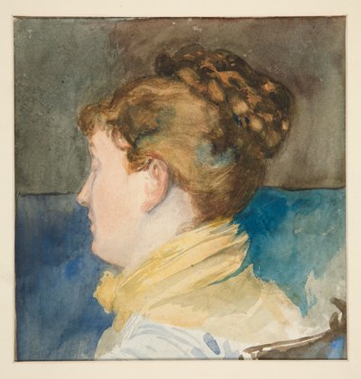 Ritratto di Mrs. Abbey da Edwin Austin Abbey