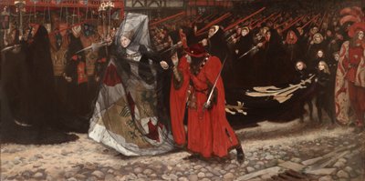 Riccardo, Duca di Gloucester, e la Signora Anna da Edwin Austin Abbey
