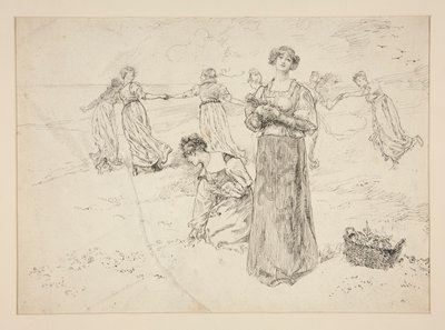 Bozzetto per da Edwin Austin Abbey
