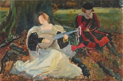 Studi per da Edwin Austin Abbey