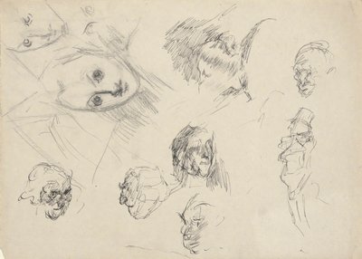 Studi di teste da Edwin Austin Abbey