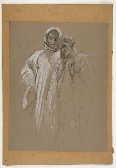 Studio. Uomo e donna da Edwin Austin Abbey