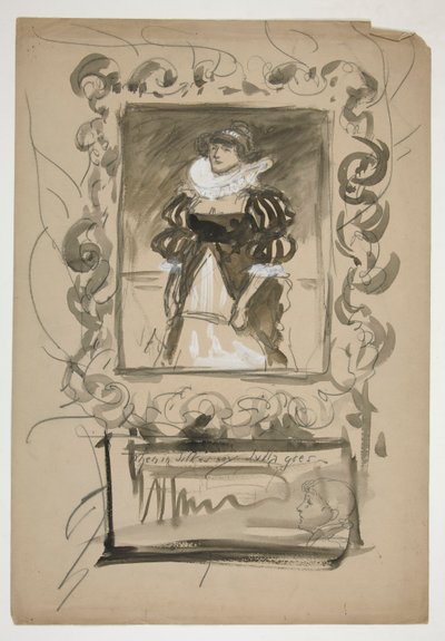 Studio per da Edwin Austin Abbey