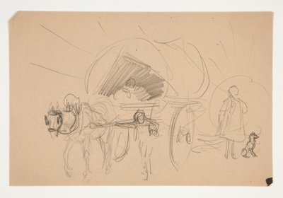 Studio per .1201 - illustrazione per Oliver Goldsmith da Edwin Austin Abbey