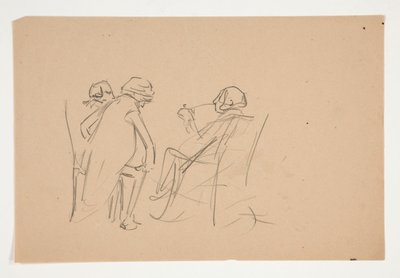 Studio per .1207 - illustrazione per Oliver Goldsmith da Edwin Austin Abbey