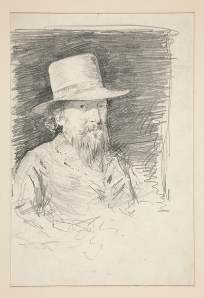 Studio per il generale Meade: schizzo per il murale per il palazzo del capitol dello stato a Harrisburg, Pennsylvania, 1902-1911 (completato da John Singer Sargent) da Edwin Austin Abbey