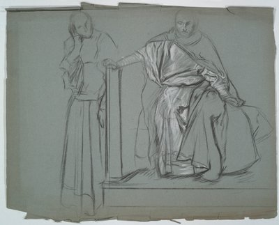 Studio per re e attendenti in Amleto da Edwin Austin Abbey