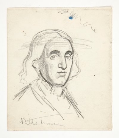Studio per Rittenhouse: schizzo per murale per il palazzo del capitolo statale a Harrisburg, Pennsylvania, 1902-1911 (completato da John Singer Sargent) da Edwin Austin Abbey