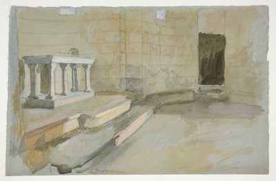 Studio per La Ricerca del Santo Graal (serie di quindici dipinti per la Biblioteca Pubblica di Boston, completata nel 1901) da Edwin Austin Abbey