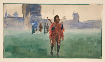 Studio per Menestrello errante da Edwin Austin Abbey