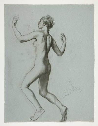 Studio per figura delle 10 del mattino da Edwin Austin Abbey