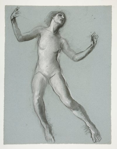 Studio per figura delle 12 di mezzogiorno da Edwin Austin Abbey