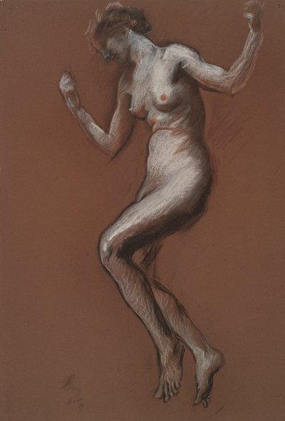 Studio per la figura di 1 pm da Edwin Austin Abbey