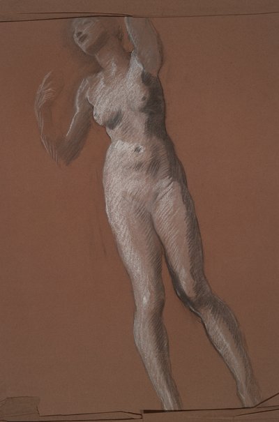 Studio per figura delle 3 pm in da Edwin Austin Abbey