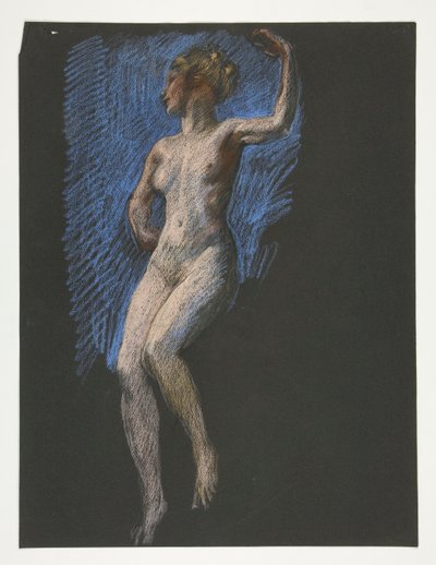 Studio per figura delle 4 pm da Edwin Austin Abbey