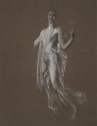 Studio per Figura delle 5 am(?) da Edwin Austin Abbey