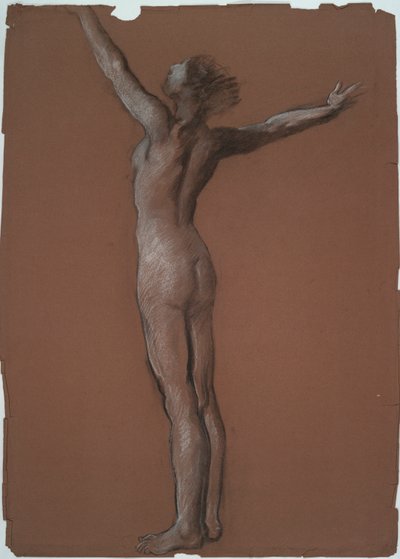 Studio per Figura delle 6 del Mattino in da Edwin Austin Abbey