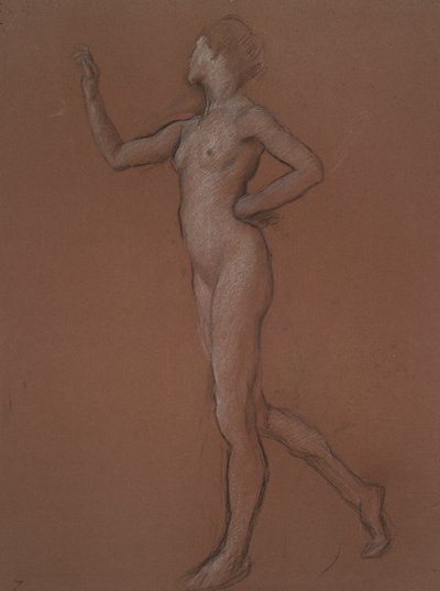 Studio per figura delle 7 am da Edwin Austin Abbey