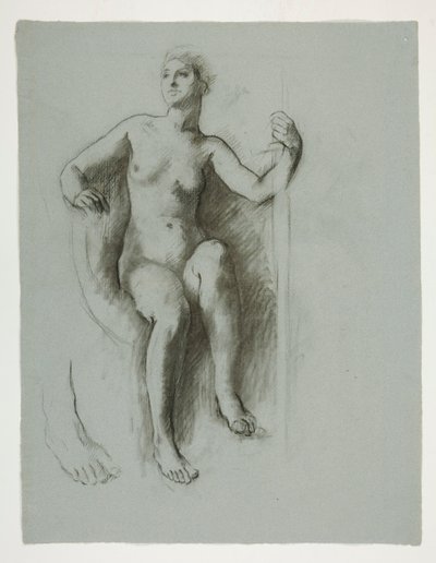 Studio per la figura del Genio dello Stato da Edwin Austin Abbey