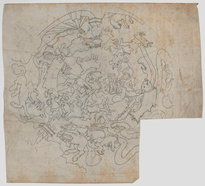Studio per i segni zodiacali di sfondo da Edwin Austin Abbey