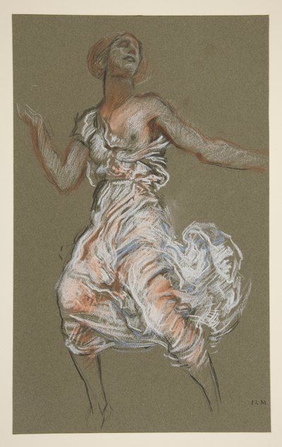 Studio per la figura delle 12:00 da Edwin Austin Abbey