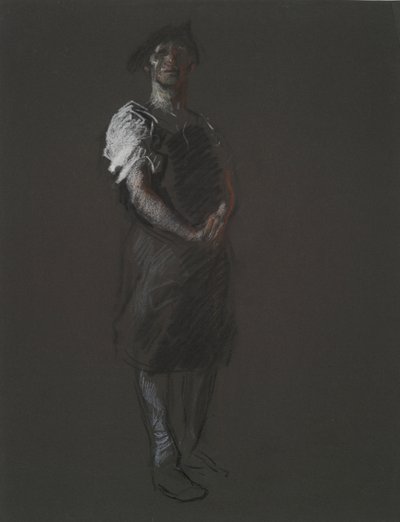 Studio per la figura di un lavoratore, in da Edwin Austin Abbey