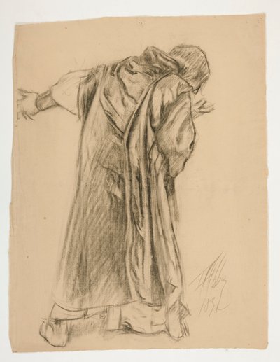 Studio di Sir Galahad, per uno dei murali da La ricerca del Santo Graal (una serie di quindici dipinti per la Biblioteca Pubblica di Boston, completata nel 1901) da Edwin Austin Abbey