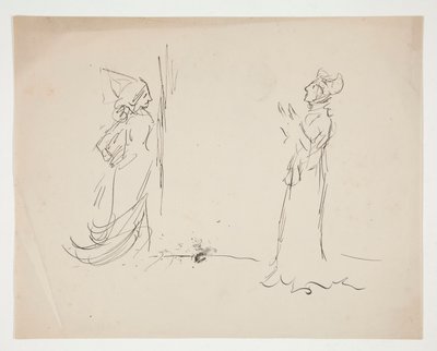 Studio di Due Figure, da Amore da Edwin Austin Abbey
