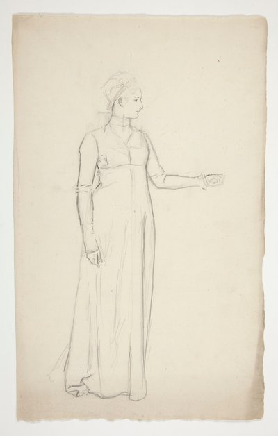 Studio di una donna da Edwin Austin Abbey