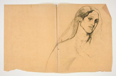Studio di una donna da Edwin Austin Abbey