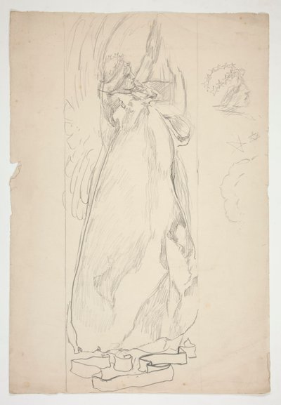 Studio di un angelo da Edwin Austin Abbey