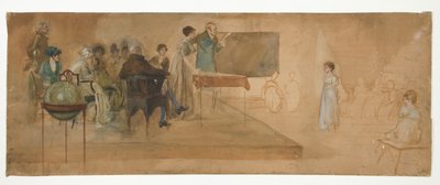 La recitazione da Edwin Austin Abbey