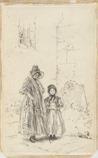 Il Vicario, da La vita tranquilla da Edwin Austin Abbey