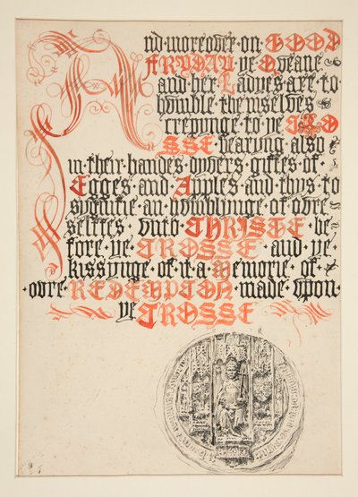Pagina del titolo, Scribner da Edwin Austin Abbey