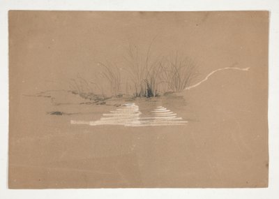 Alberi sulla riva del fiume (?) da Edwin Austin Abbey