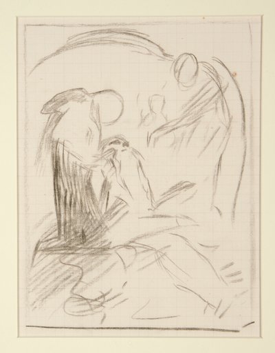 Due studi di composizione per da Edwin Austin Abbey