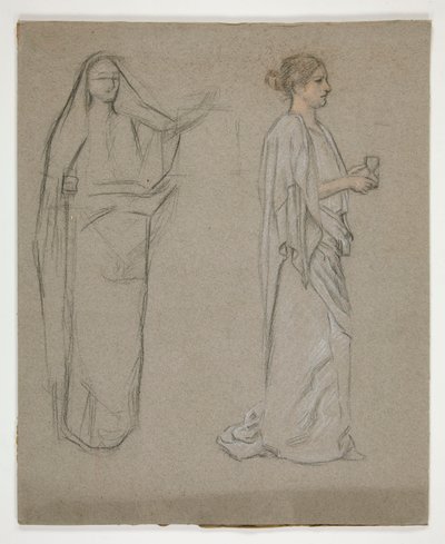 Due donne: studio per da Edwin Austin Abbey