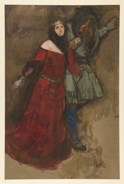 Scena non identificata, da Amleto o Macbeth? da Edwin Austin Abbey