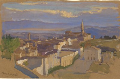 Veduta di Perugia da Edwin Austin Abbey