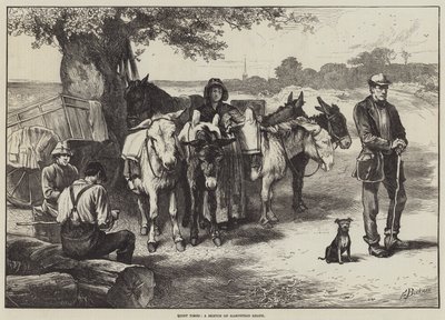 Tempi tranquilli, uno schizzo su Hampstead Heath da Edwin Buckman
