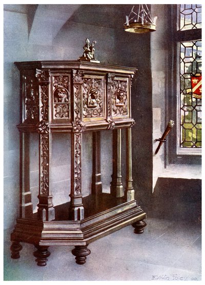 Francis I petite credence, francese, 1910 da Edwin Foley