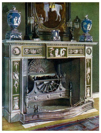 Camino Wedgwood Flaxman, Fontainebleau, Francia, 1911-1912 da Edwin Foley