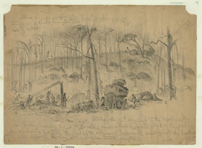 Attacco del Corpo del Gen. Ewell (divisione di Johnston), precedentemente sotto Stonewall Jackson, sul fianco destro dell