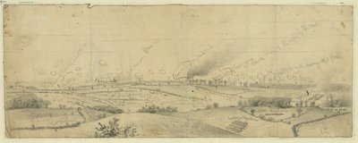 La battaglia di Antietam o Sharpsburg da Edwin Forbes