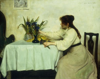 Sistemando i fiori da Edwin Harris