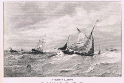 Porto di Gorleston, da The Magazine of Art 1893, Cassell and Company da Edwin Hayes