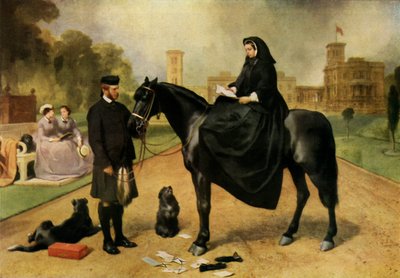 Regina Vittoria a Osborne da Edwin Henry Landseer