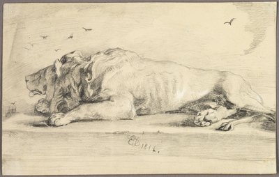 Leone sdraiato da Edwin Henry Landseer