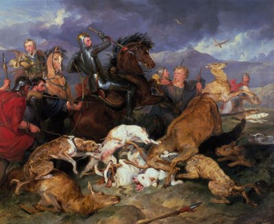 La caccia di Chevy Chase da Edwin Henry Landseer